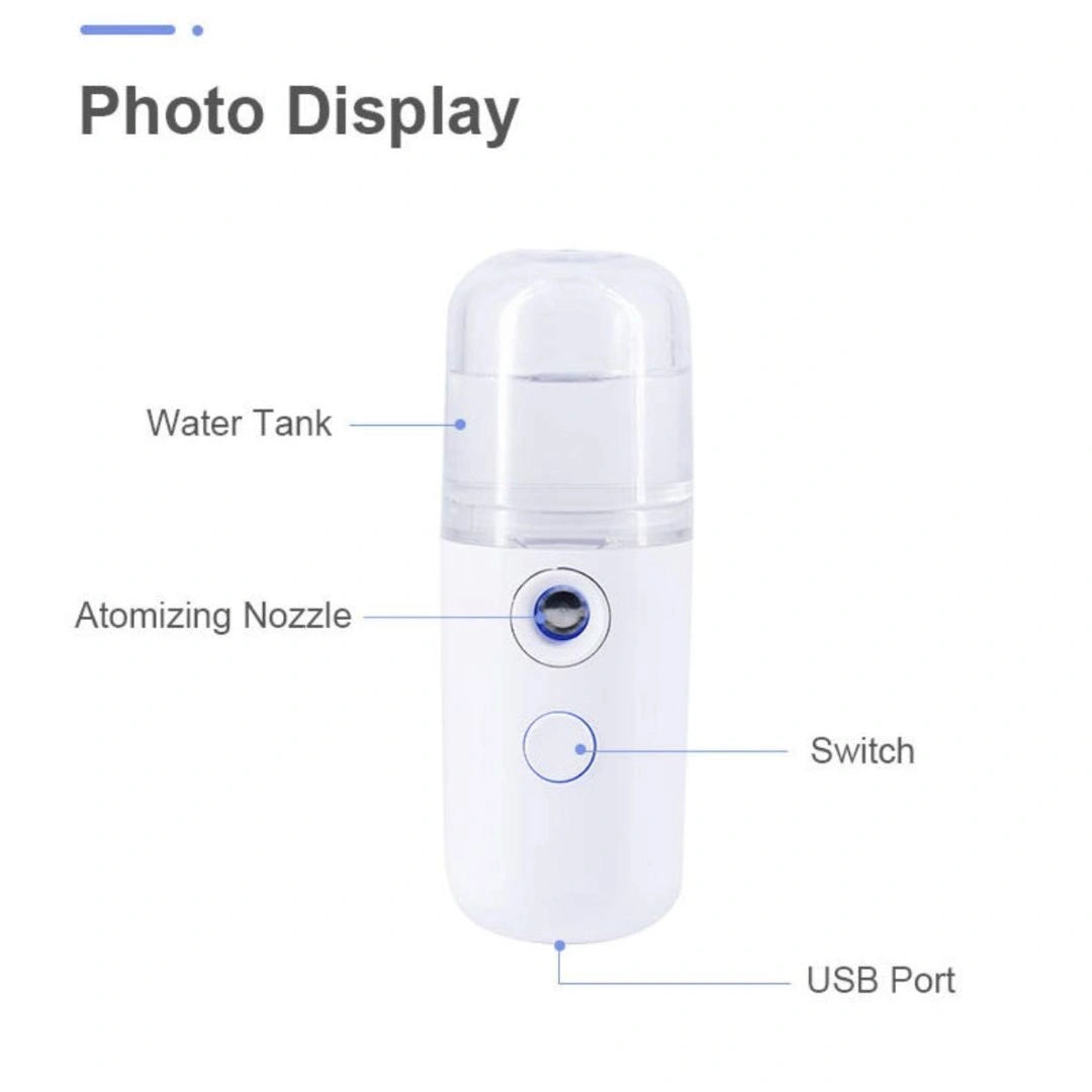 Ultra fine nano mist spray close-up