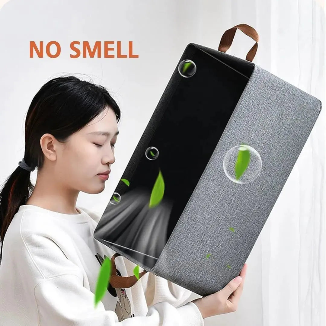 Storage box cloth organiser with compartments